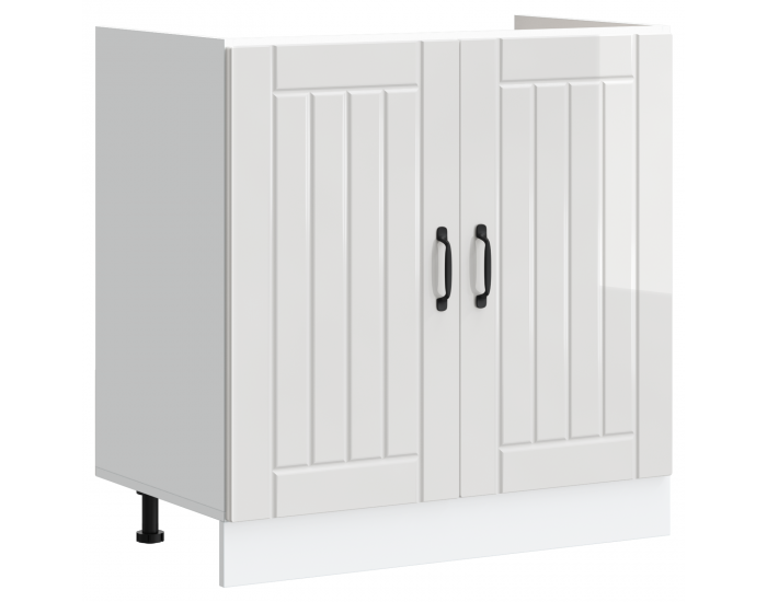 Sonata H Кухненски шкаф с врата Lucca 2 pcs Бяло 80 x 46 x 81.5 см