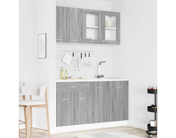 Sonata H Комплект кухненски шкафове с чекмедже Lyon 4 pcs Сив сонома