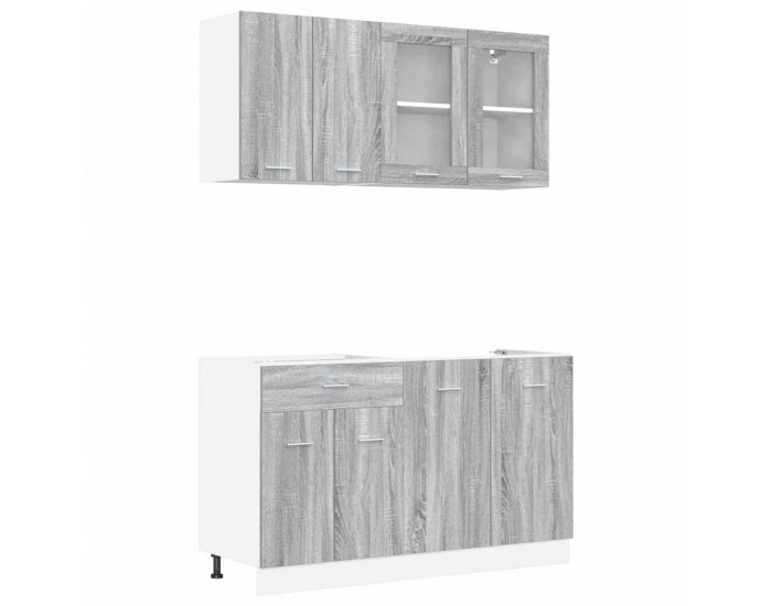 Sonata H Комплект кухненски шкафове с чекмедже Lyon 4 pcs Сив сонома