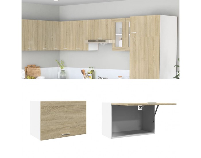 Sonata H Висящ шкаф Lyon дъб сонома 60x31x40 см, инженерно дърво