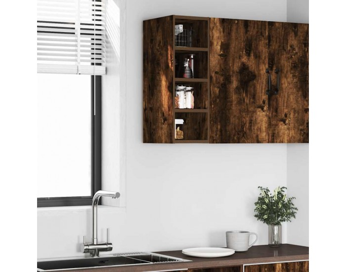 Sonata H Висящ шкаф Рига опушен дъб 20x29,5x60 см Инженерно дърво