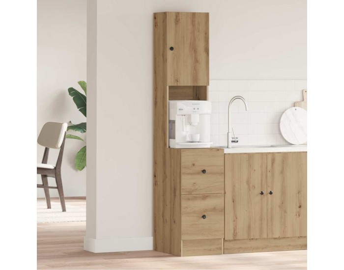 Sonata H Кухненски шкаф с чекмедже с рафт дъб артизан Инженерно дърво
