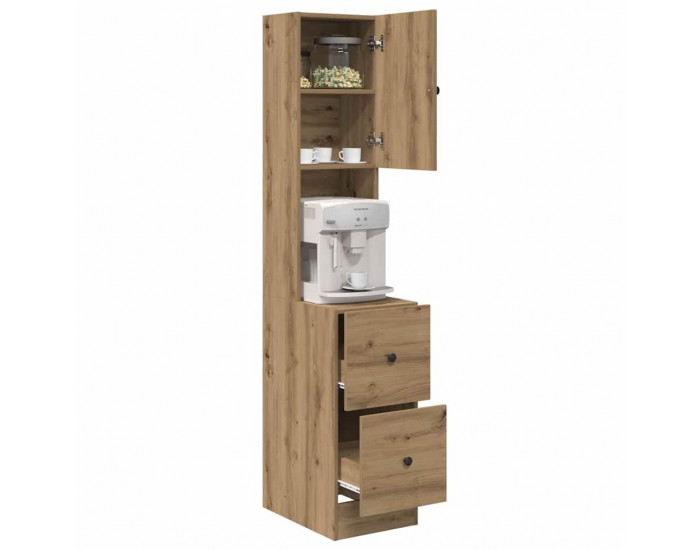Sonata H Кухненски шкаф с чекмедже с рафт дъб артизан Инженерно дърво