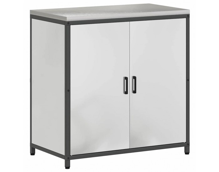 Sonata H Кухненски шкаф за съхранение Сребрист Галванизирана стомана