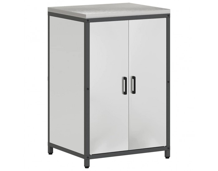 Sonata H Кухненски шкаф за съхранение Сребрист Галванизирана стомана