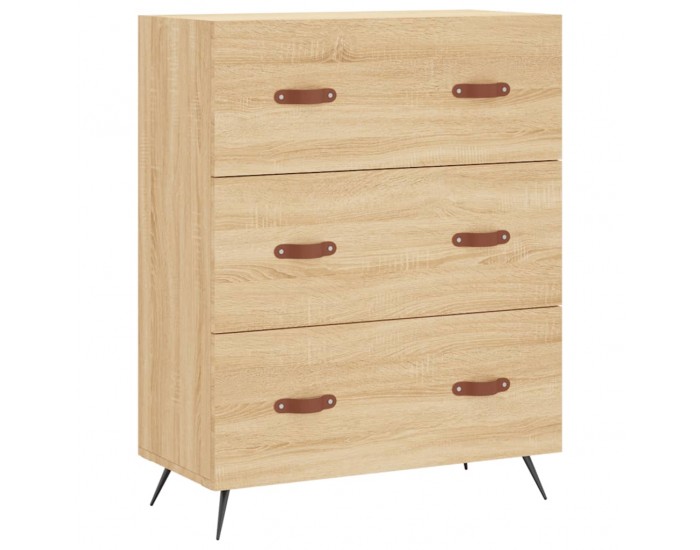 Sonata H Скрин с чекмеджета сонома дъб 69,5x34x90 см инженерно дърво Sonata H Скрин с чекмеджета сонома дъб 69,5x34x90 см инженерно дърво