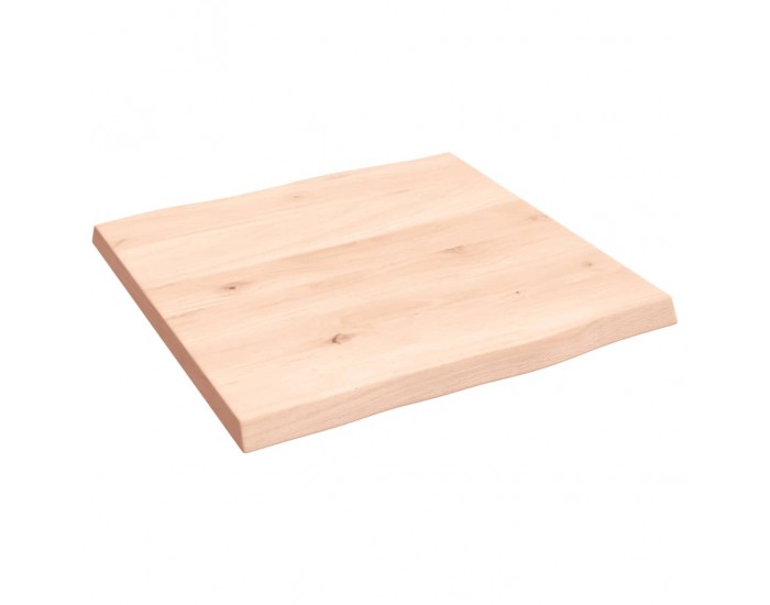 Sonata H Плот за маса 40x40x2 см необработено масивно дърво дъб жив ръб