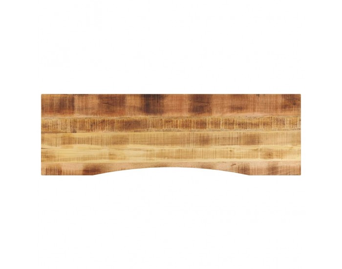 Sonata H Плот за бюро с извивка 160x50x2,5 см грубо мангово дърво масив