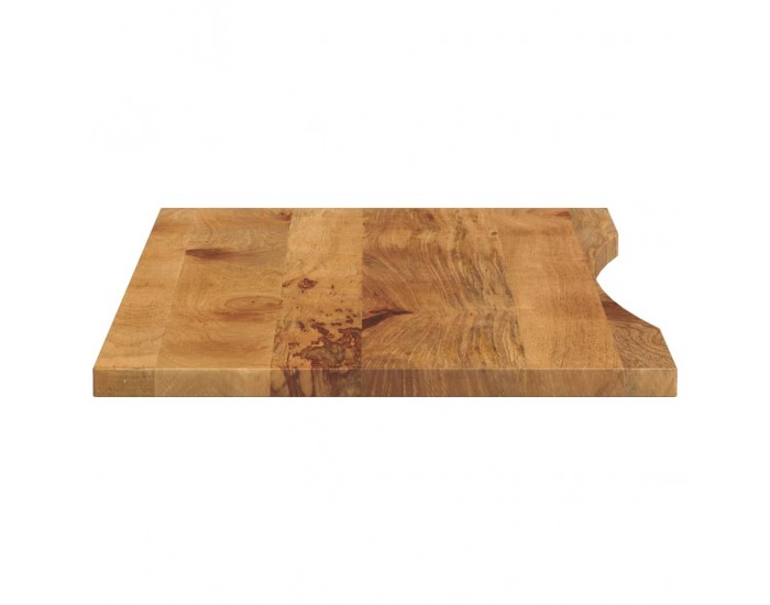 Sonata H Плот за бюро с извивка 120x60x2,5 см грубо мангово дърво масив