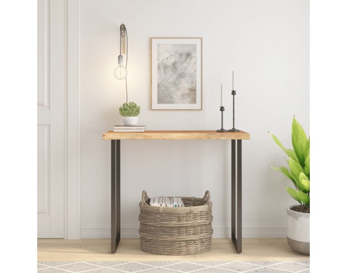 Sonata H Плот за маса, 90x40x3,8 см, правоъгълен, акация масив, жив ръб