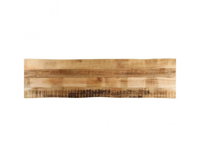 Sonata H Плот за маса, жив ръб, 160x40x2,5 см, масивно дърво грубо манго