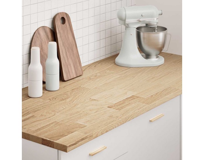 Sonata H Кухненски работен плот, 140x63,5x2,7 см, дъб масив, правоъгълна