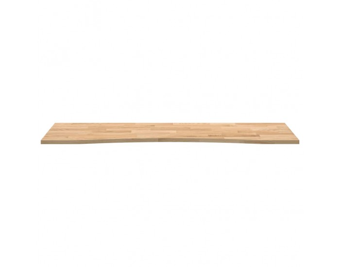 Sonata H Плот на бюро 160x50x2,5 cm необработен масивен дъб правоъгълна