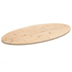 Sonata H Плот за маса 90x45x2,5 см, масивна дървесина, бор, овален - Части за Маси