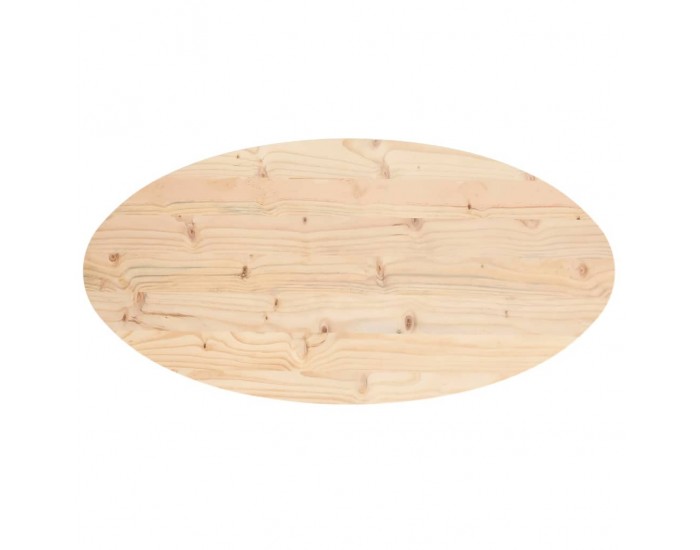 Sonata H Плот за маса 90x45x2,5 см, масивна дървесина, бор, овален