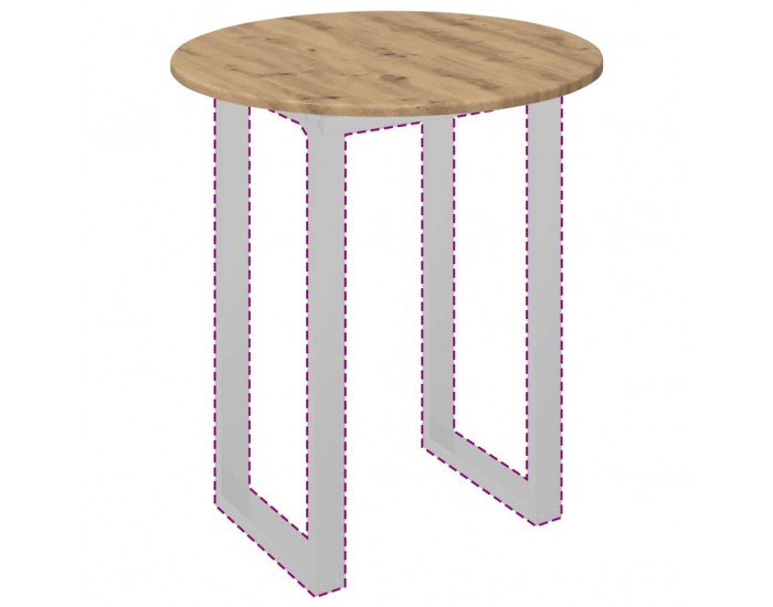 Sonata H Топ за маса дъб артизан 60 x 60 x 1.5 cm Инженерно дърво Sonata H Топ за маса дъб артизан 60 x 60 x 1.5 cm Инженерно дърво