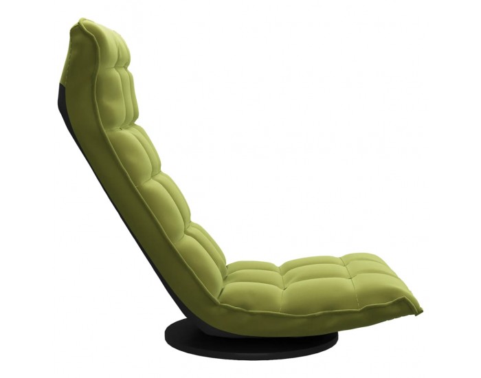 Sonata H Въртящ се подов стол, светлозелен, кадифе