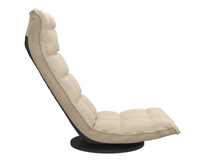 Sonata H Въртящ се подов стол, кремав, текстил