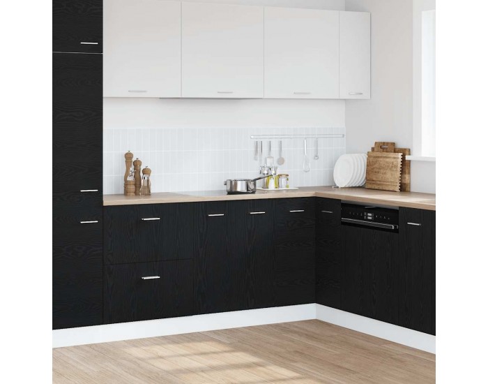 Sonata H Долен шкаф Черен дъб 60x46x81,5 см Инженерна дървесина