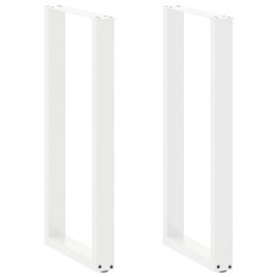 Sonata H Крака за бар маса, U-образни, 2 бр., бели, 50 x (100-101) см, стомана - Части за Маси