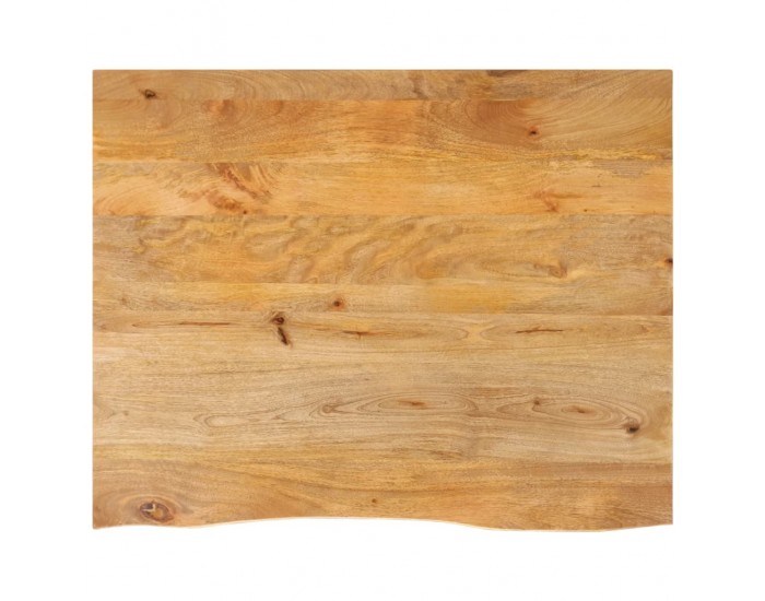 Sonata H Плот за маса, жив ръб, 90x80x3,8 см, масивно дърво манго