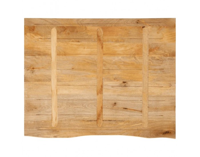 Sonata H Плот за маса, жив ръб, 90x80x3,8 см, масивно дърво манго