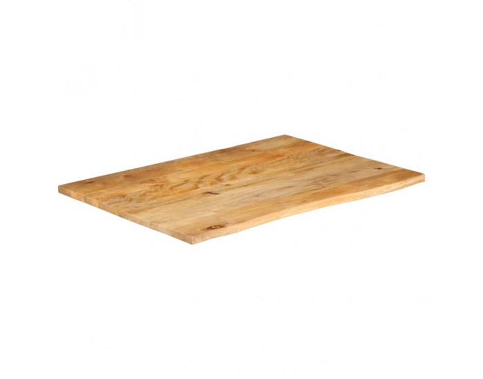 Sonata H Плот за маса, жив ръб, 90x80x3,8 см, масивно дърво манго