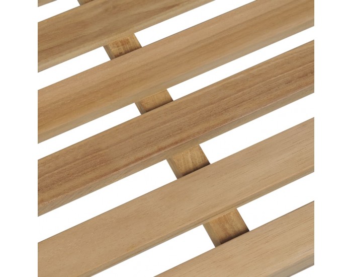 Sonata H Градинска пейка с виненочервено шалте, 175 см, тик масив