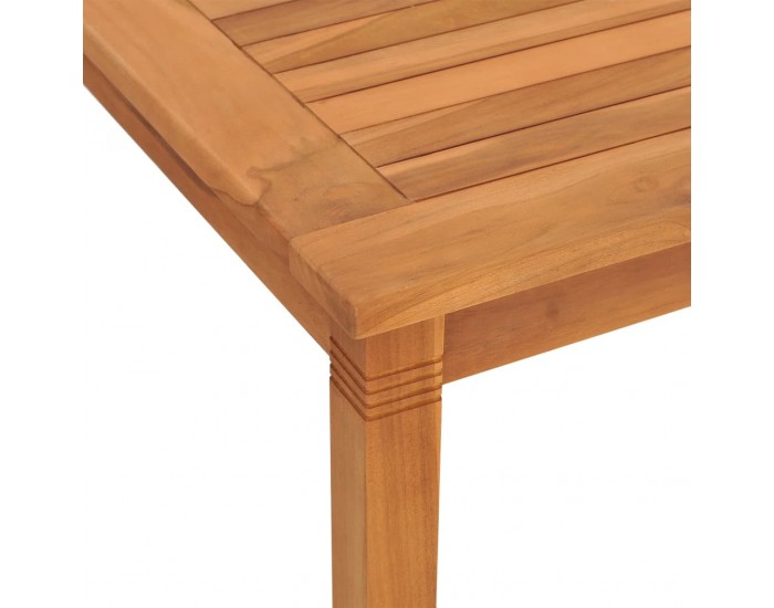 Sonata H Градинска трапезна маса, 85x85x75 см, тиково дърво масив