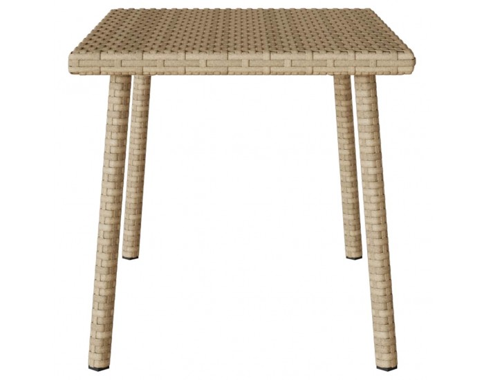Sonata H Градинска масичка за кафе правоъгълна бежова 60x40x37 cm