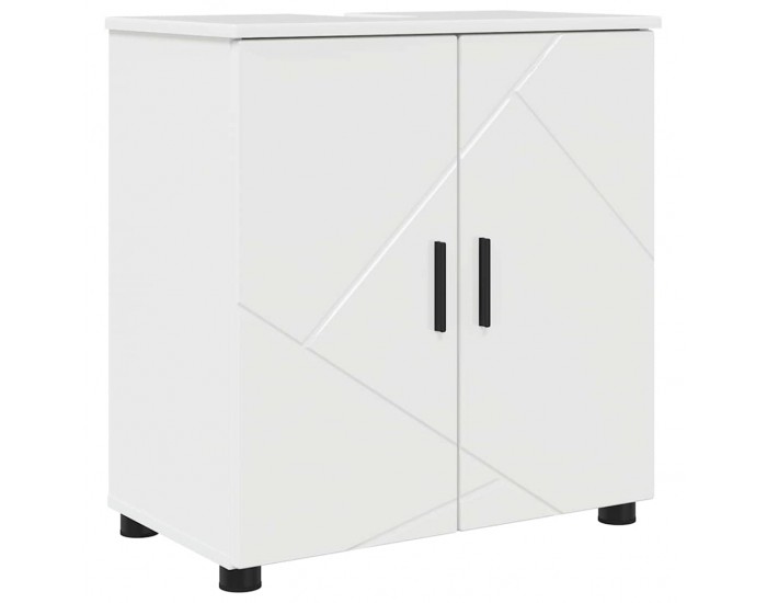 Sonata H Комплект мебели за баня с врата 2 pcs Бяло Със Силен Гланц