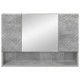Sonata H Шкаф с огледало за баня с врата Бетонно сиво 80 x 17 x 55 см