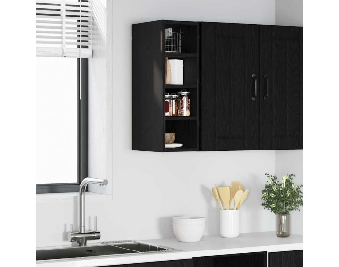 Sonata H Висящ шкаф Riga Черен дъб 20 x 29,5 x 60 см Инженерно дърво