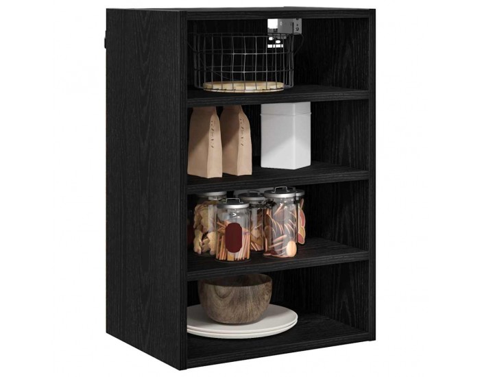 Sonata H Висящ шкаф Riga Черен дъб 40 x 29,5 x 60 см Инженерно дърво