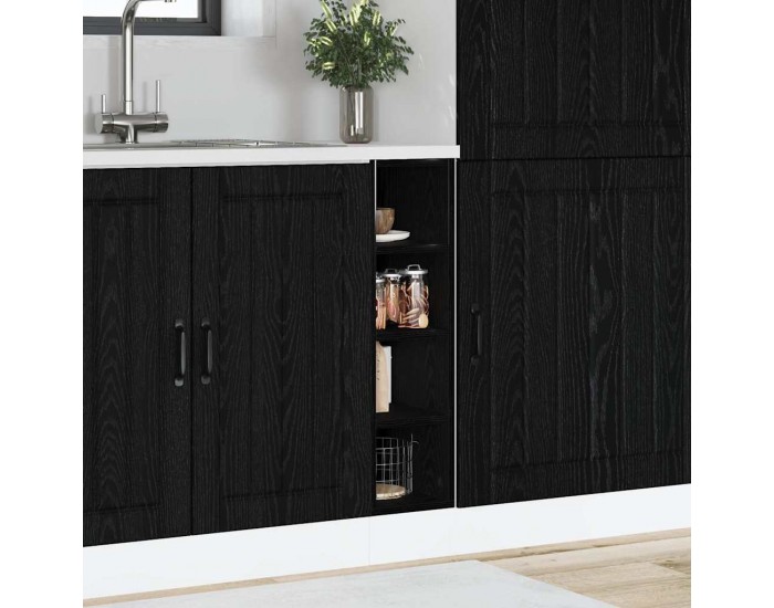 Sonata H Кухненски базов шкаф с рафт Riga Черен дъб 20 x 44,5 x 81,5 см