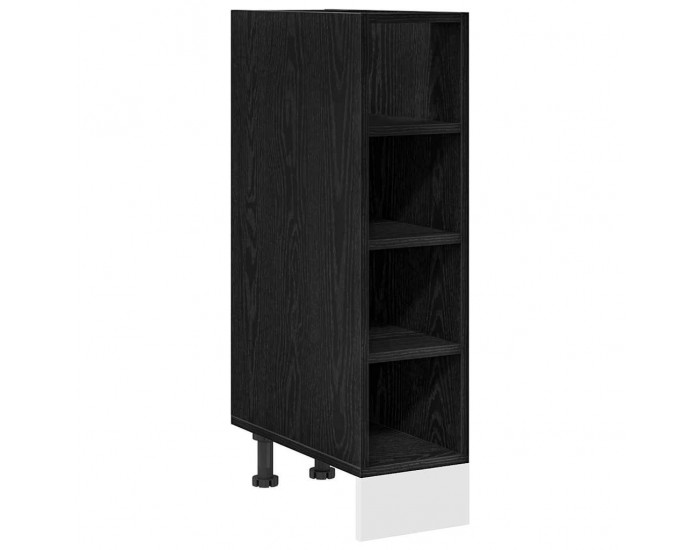 Sonata H Кухненски базов шкаф с рафт Riga Черен дъб 20 x 44,5 x 81,5 см