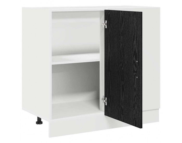 Sonata H Кухненски ъглов основен шкаф Riga Черен дъб 86 x 46 x 81,5 см