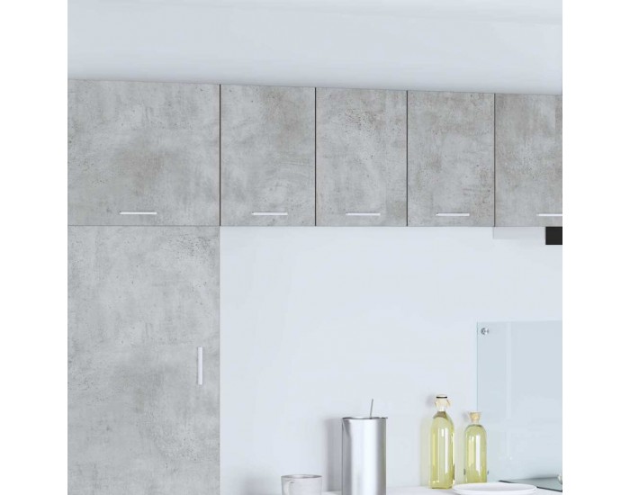 Sonata H Висящ шкаф с рафт Riga 2 pcs Бетон сив и бяло 30 x 31 x 40 см