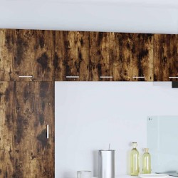 Sonata H Висящ шкаф с рафт Riga 2 pcs Димящ дъб и бяло 30 x 31 x 40 см - Модули Sonata