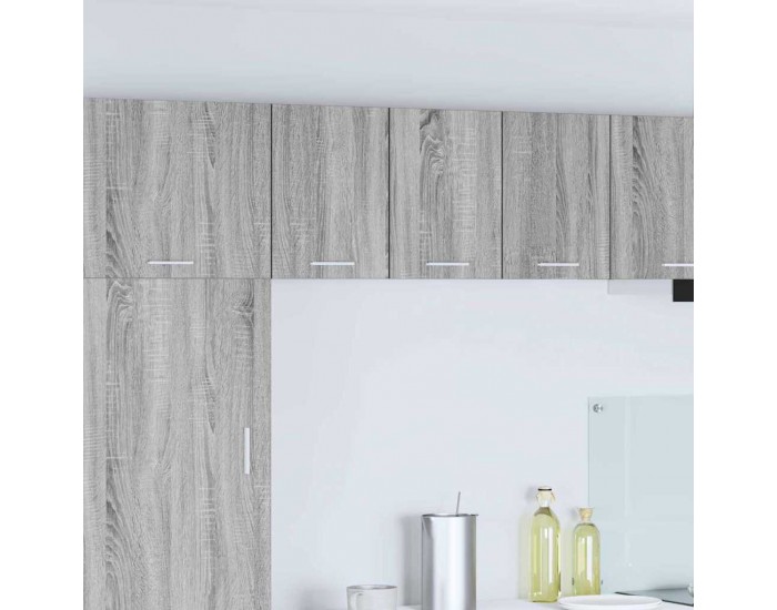 Sonata H Висящ шкаф с рафт Riga Сив Сонома и бяло 30 x 31 x 40 см