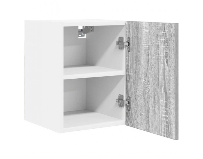 Sonata H Висящ шкаф с рафт Riga 2 pcs Сив Сонома и бяло 30 x 31 x 40 см