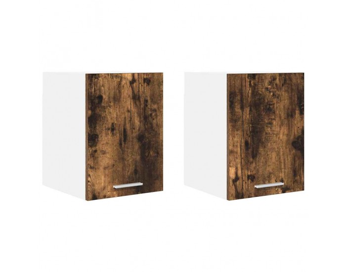 Sonata H Висящ шкаф Riga 2 pcs Стара дървесина и бяло 30 x 31 x 40 см