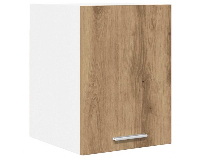 Sonata H Висящ шкаф с рафт Riga Занаятчийски дъб и бяло 30 x 31 x 40 см