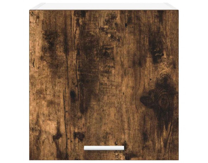 Sonata H Висящ шкаф с рафт с врата Riga Димящ дъб и бяло 40 x 31 x 40 см