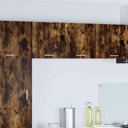 Sonata H Висящ шкаф с рафт Riga 2 pcs Димящ дъб и бяло 40 x 31 x 40 см - Модули Sonata