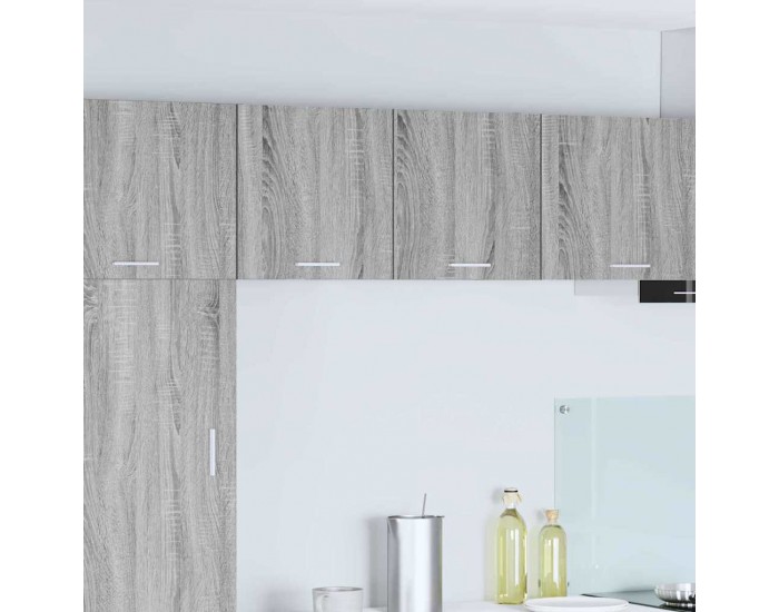 Sonata H Висящ шкаф с рафт Riga 2 pcs Сив Сонома и бяло 40 x 31 x 40 см