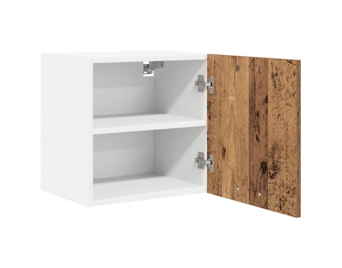 Sonata H Висящ шкаф Riga 2 pcs Стара дървесина и бяло 40 x 31 x 40 см