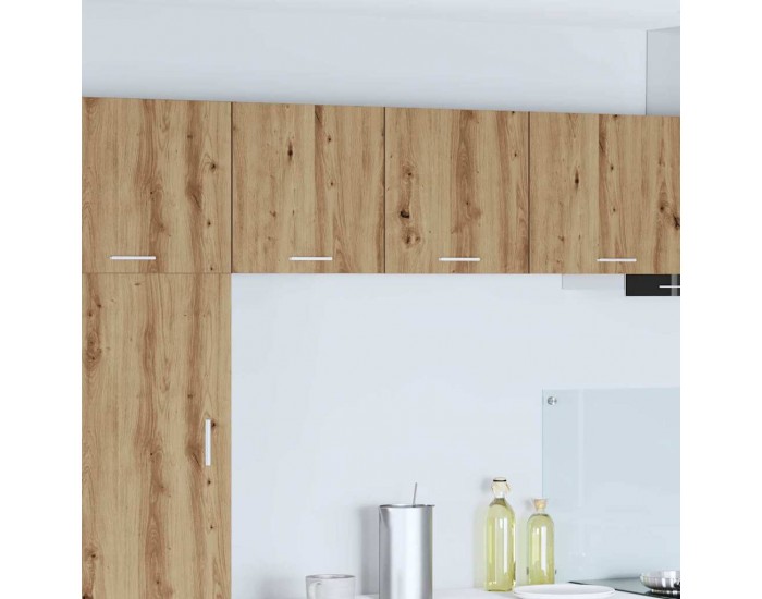 Sonata H Висящ шкаф Riga 2 pcs Занаятчийски дъб и бяло 40 x 31 x 40 см