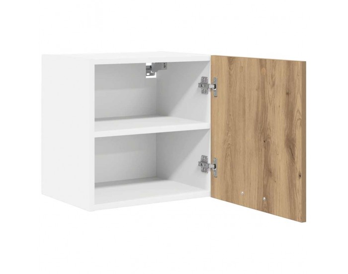 Sonata H Висящ шкаф Riga 2 pcs Занаятчийски дъб и бяло 40 x 31 x 40 см
