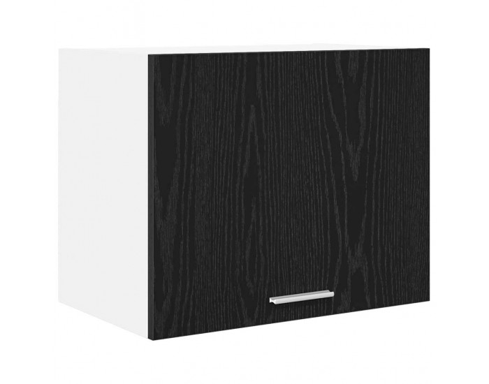 Sonata H Висящ шкаф с рафт Riga 2 pcs Черен дъб и бяло 50 x 31 x 40 см